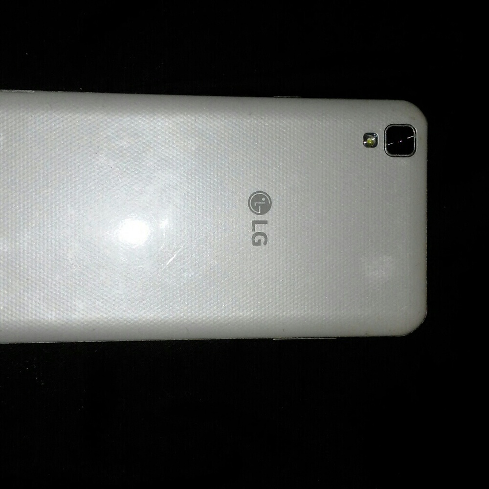 LG white phone